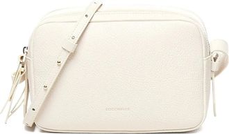 Coccinelle Borsa a spalla Malory piccola con doppia zip - Toni neutri