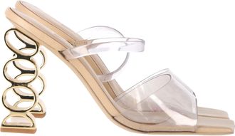 Cult Gaia Bahar Sandalen in Doorzichtig PVC