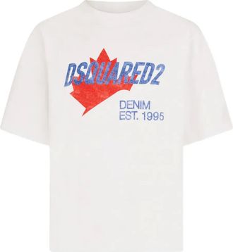 Dsquared2 Rider loose fit T-shirt - men - Cotton - XXXL - White