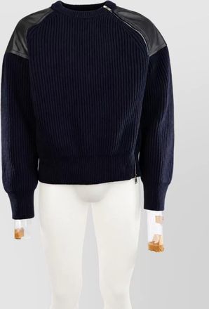 Bottega Veneta wool cashmere ribbed crew-neck sweater