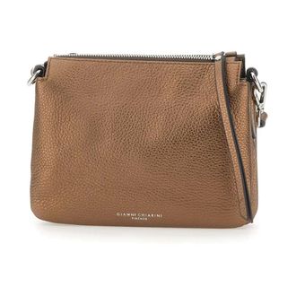 Gianni Chiarini Cross Body Bags, female, Brown, Size: ONE SIZE Three Hammered Leather Bag