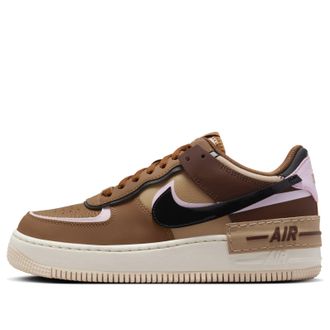 Nike (WMNS) Nike Air Force 1 Shadow Light British Tan Pink Cacao Wow DZ1847-200