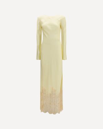 Self Portrait Long viscose Dress Female 10