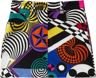 Versace Donna, Gonne, Multicolore, S, new