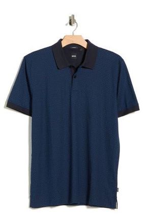 BOSS Parlay Short Sleeve Polo in Dark Blue at Nordstrom Rack, Size Xxx-Large