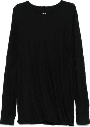 Rick Owens Double T-shirt - men - Organic Cotton - OS - Black
