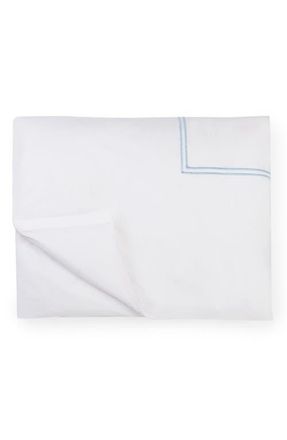 SFERRA Grande Hotel Duvet Cover in White/Blue at Nordstrom, Size King