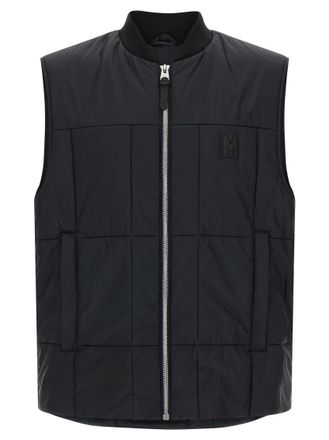 Mackage Black Sleeveless Logo Jacket