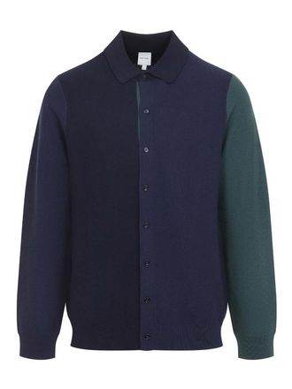 Paul Smith Wool Knit Cardigan Shirt