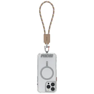 OEM Correa Universal Para Mu&ntilde;eca Skinarma Dyno Ve Usb-c/usb-c Con Cable 2 En 1, Color Beige