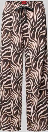 HUGO BOSS Regular Fit Pyjamas-Hose aus Modal-Mix Modell CASUAL PANTS in Beige, Gr&ouml;&szlig;e XL