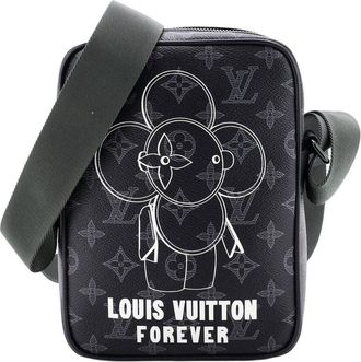 Louis Vuitton Black Monogram Eclipse Danube Limited Edition Vivienne PM (Authentic Pre-Loved)
