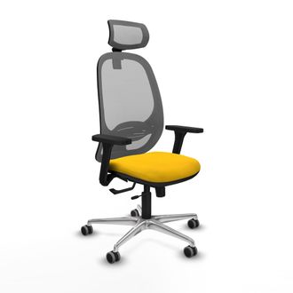 Piqueras y Crespo Silla De Oficina Piqueras Y Crespo Cilanco Negro Espuma Alta Calidad