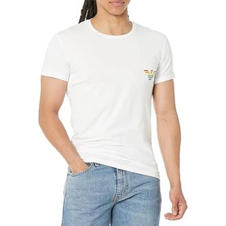 Emporio Armani Heren, Tops, Wit, Maat: XL Katoen