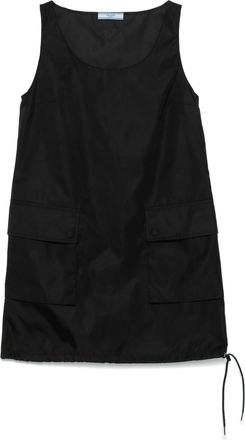 Prada mini-jurk met trekkoordzoom