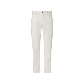 Ermenegildo Zegna Heren, Jeans, Wit, Maat: W36 Katoen