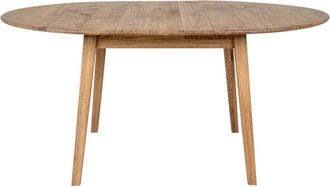 Moloo Mesa de comedor extensible tipo mariposa roble &oslash;118/158 cm