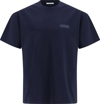 Givenchy Mens Cotton T-Shirt Dark Navy T-Shirts And Polos