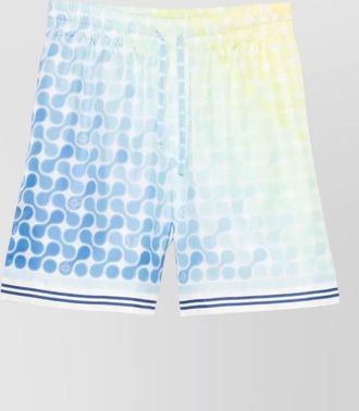 Casablanca silk printed deck shorts