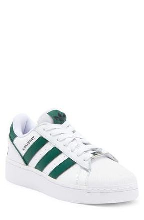 adidas Superstar XLG Sneaker in White/Green/Black at Nordstrom Rack, Size 13