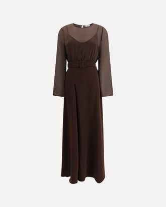 P.A.R.O.S.H. P. A.R. O.S. H. Long belted Dress Female M
