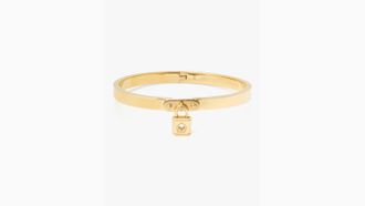 Kate Spade New York Lock And Spade Charm Bangle