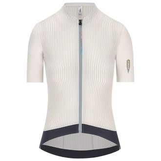 Q36.5 Dottore Clima Jersey Velotrikot f&uuml;r Damen | grau/wei&szlig;