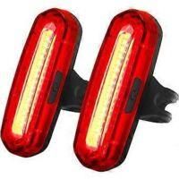 OEM Juego De 2 Luces Traseras Para Bicicleta De 100 L&uacute;menes, Potente Iluminaci&oacute;n Led Roja/azul Con 6 Modos - Crezuo