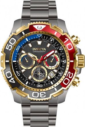 Invicta Mens TI-22 48mm Silver Tone Quartz Watch