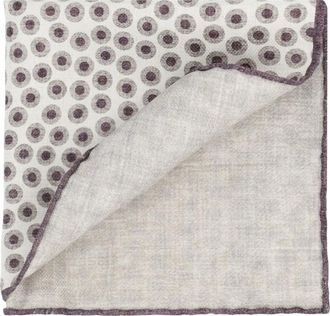 Brunello Cucinelli Pochet met stippen - Beige