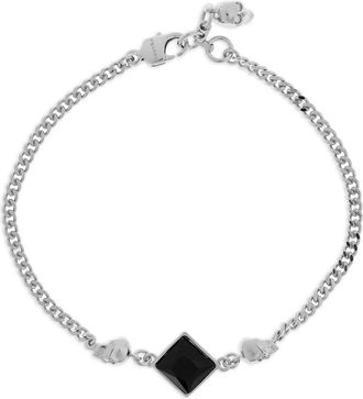 Alexander McQueen skull curb-chain bracelet - Silver