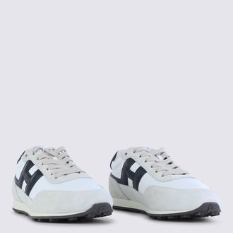 Hogan Colorblock Low-Top Sneakers - White