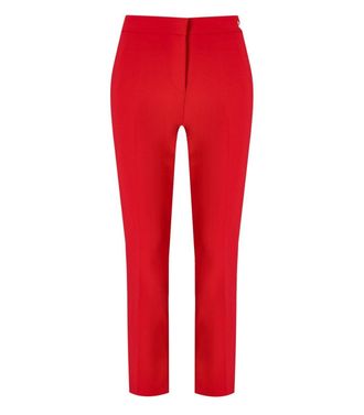 Elisabetta Franchi Red Passion Trousers