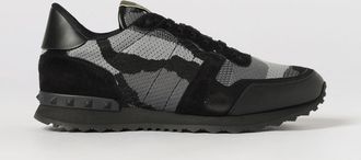 Valentino Garavani Sneakers Rockrunner in camoscio e mesh camouflage