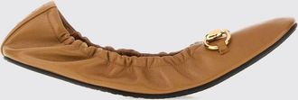 Gucci Ballerine Prima in pelle con morsetto Horsebit e punta squadrata