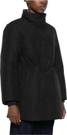 Canada Goose Gewatteerd Jack - Dames - Gewatteerde jassen - Zwart - M - Leer - Jassen