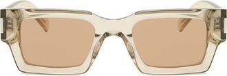 Saint Laurent SL 572 006 Mens Sunglasses Yellow Size 50 - Free RX Lenses - Free RX Lenses