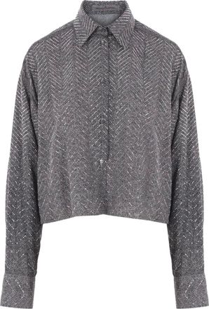 Ermanno Scervino Camicia con decorazione - Grigio
