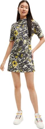 Desigual Womens Vest_Mineral, 2000 Black Casual Dress, M