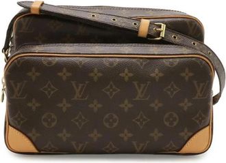 Louis Vuitton Pre-owned Monogram Nile Shoulder Bag M45244 - Dames - Vintage Schoudertas - Bruin - ONE Size - Vintage