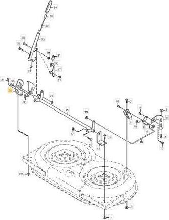 STIGA Sports Rack De Ajuste De Altura De Cubierta Original Stiga - 1134-3011-01