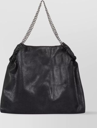 Stella McCartney shaggy deer chain handle tote bag