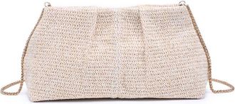Moda Luxe Womens Breeze Clutch In Cream