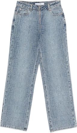 Self Portrait Straight Leg Jeans