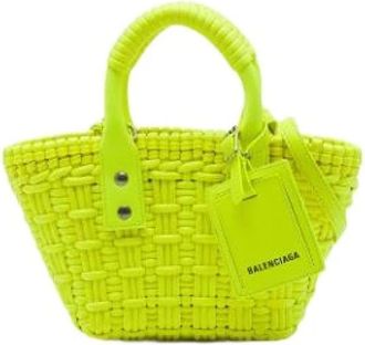 Balenciaga Pre-owned Vintage Satchel - Dames - Vintage Mini Tas - Geel - ONE Size - Vintage