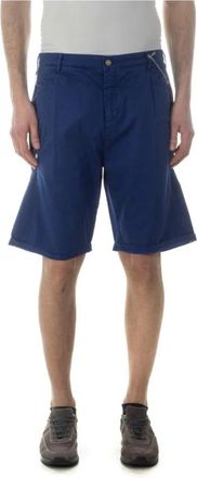 Daniele Alessandrini Shorts - Heren - Korte Broeken - Blauw - W38 - Katoen - Korte Broeken