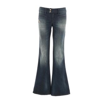 Diesel Flared Jeans, female, Blue, Size: W29 D-Akii Flared Jeans
