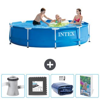 Intex Piscina Con Estructura Redonda - 305x76 Cm - 5-piezas Scb121