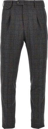 Pantaloni Torino Gentleman Fit Pantalon van Wol en Kasjmier - Heren - Broeken - Grijs - Maat: M Wol