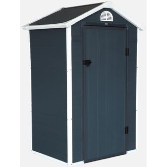 Sweeek Caseta De Jard&iacute;n De Pl&aacute;stico, Estructura De Aluminio, 1.39m&sup2;